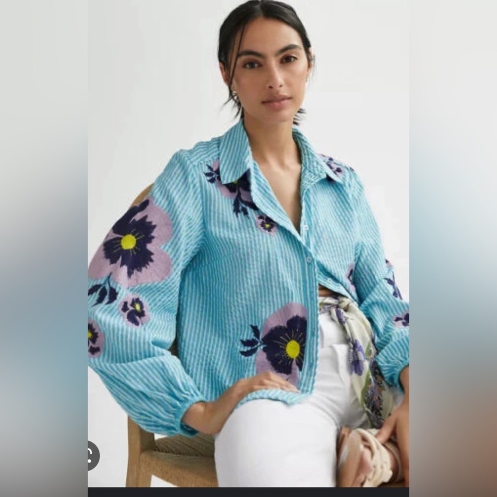 Anthropologie top. Brand new condition, worn 1x